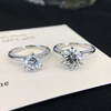 14K gold Lab diamond ring classic six claw wedding ring with 1.56ct Round lab diamond 2