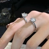 14K gold Lab diamond ring classic six claw wedding ring with 1.56ct Round lab diamond 5