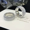 Custom-Designed Hip-Hop Iced-out Sterling Silver 925 Men′s High-End Rotary Jewelry Moissanite and Diamond Ring 5
