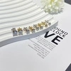 Latest 0.5CT-1.0CT Four-Claw Round Diamond Stud Earrings Gold Plate S925 Moissanite Diamond Stud Earrings 2