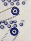 Round Shape Loose Mother of Pearl Devil Eye Shell Beads for Jewelry Making 9