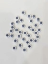 Round Shape Loose Mother of Pearl Devil Eye Shell Beads for Jewelry Making 6