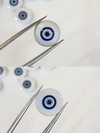 Round Shape Loose Mother of Pearl Devil Eye Shell Beads for Jewelry Making 10