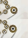 Round Shape Loose Mother of Pearl Devil Eye Shell Beads for Jewelry Making 8