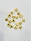 Round Shape Loose Mother of Pearl Devil Eye Shell Beads for Jewelry Making 3