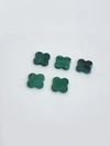 20mm Top Quality Natura White MOP Tiger Eye Turquoise blue Black Red Agate Lucky Four Leaf Clover Loose Bead for DIY Jewelry 7