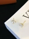 3.07ct Round Lab Grown Diamond Certified Stud Earring Classic Four Claw 14K Yellow Gold Diamond Earrings 5