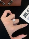 0.5ct Lab Created Diamond Engagement Ring Certificated Round 2 Layer creative design Wedding Ring for Women Girls 7