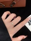 Fine Jewelry 18k Yellow Gold 0.2ct Heart Lab Grown Diamond Rings bubble style for Women engagement gift 4