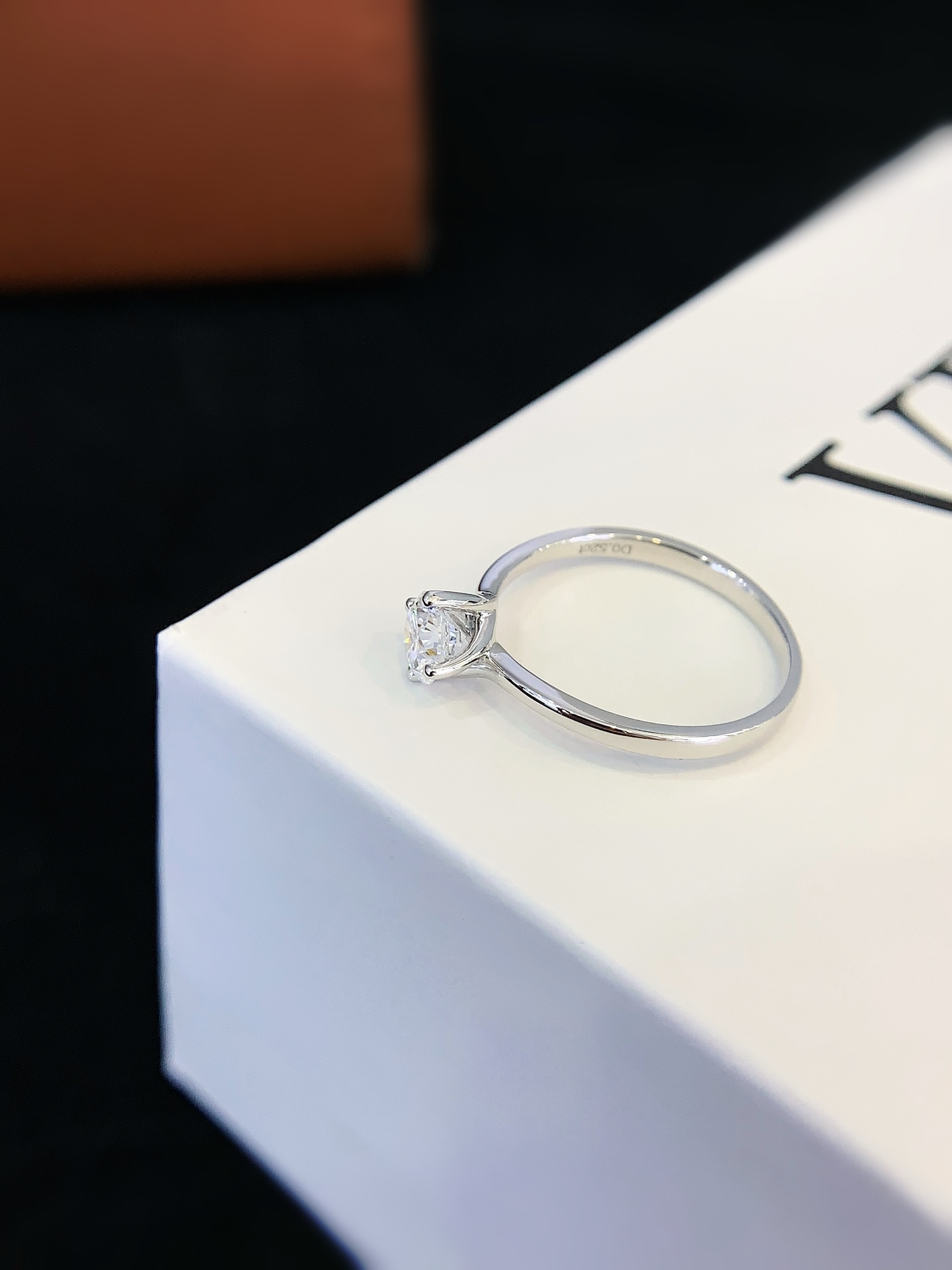0.52 CT RoundCut IGI Certified Lab Grown Diamond Twisted Vine Engagement Ring | Solitaire Anniversary Ring for Gifts | 10K/14K/18K White Gold & Size 4-12 6