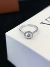 0.84 Carat Lab Diamond Engagement Ring,18K White Gold , DEF Color VVS Clarity, for Wedding Anniversary Promise Ring 5