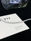 Wholesale 1mm 3mm Moissanite Tennis Chain 925 Sterling Silver Round Diamond Tennis Bracelet Hot Sale Women Men 5
