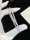 Wholesale Price Vvs Moissanite Diamond Full S925 Gold Plated Tennis Bracelet 2mm 3mm 4mm Black Green Moissanite Tennis Chain 6