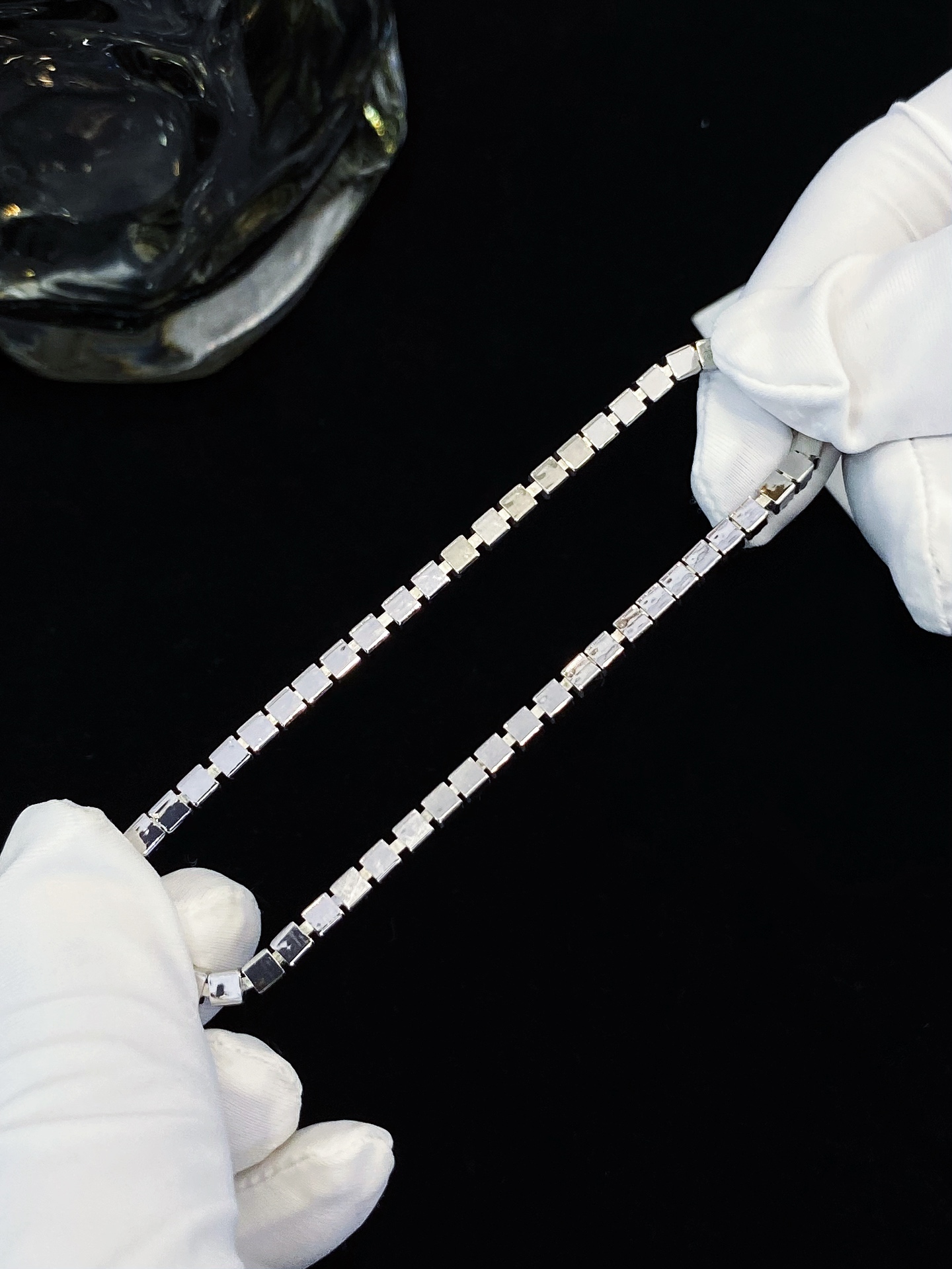 Wholesale Price Vvs Moissanite Diamond Full S925 Gold Plated Tennis Bracelet 2mm 3mm 4mm Black Green Moissanite Tennis Chain 5