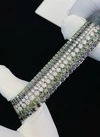 Wholesale Price Vvs Moissanite Diamond Full S925 Gold Plated Tennis Bracelet 2mm 3mm 4mm Black Green Moissanite Tennis Chain 4