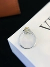Yellow Gemstone Pear Shape Moissanite Rings S925 Silver Gemstone Promise Engagement Band Wedding Ring for Women Girls 7