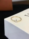 14K Solid Gold Custom Engagement Wedding Ring with Pear Cut Lab Diamonds Trendy Design for Women 6