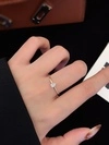 14K Solid Gold Custom Engagement Wedding Ring with Pear Cut Lab Diamonds Trendy Design for Women 4
