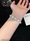 18k Lab-Grown Diamond Tennis Chain Sunflower Bracelet 2mm-6.5mm HPHT IGI Certified Classic FIne Jewelry for Unisex 4