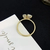 Engagement Jewelry Women 6.5mm Yellow Gold vs Lab Diamond  Pear and Marquise Cut Two Stone Wedding Ring 2