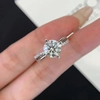 Custom 1.57 Carat Diamond Ring CVD Lab Diamond Fashion Engagement Wedding Ring 3