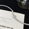 14K Gold Moissanite Diamond Tennis Chain 5mm Iced out Real Solid Gold Tennis Bracelet Tennis Chain 2