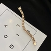 Factory OEM 2024 New Design 9K 14K 18K  Gold Plain Bracelet Lab Grown Diamond Ice Out Hip Hop Cuban Link Chain 3
