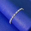 Ladies Fine Jewelry Luxury Lab Grown Diamond Bracelet Four Clover Leaf Shape Bracelet 14K Real White Gold Women Jewelry 3