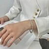 Ladies Fine Jewelry Luxury Lab Grown Diamond Bracelet Four Clover Leaf Shape Bracelet 14K Real White Gold Women Jewelry 6