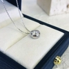 New Fashion 14K Lab Grown Diamond Round Pendent Necklace 3