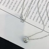New Fashion 14K Lab Grown Diamond Round Pendent Necklace 1