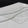 Fine Custom Choker Real Gold Lab Grown Diamond Necklaces Solid Gold Jewelry DEF Lab Diamond  Tennis Chain 3