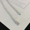 Fine Custom Choker Real Gold Lab Grown Diamond Necklaces Solid Gold Jewelry DEF Lab Diamond  Tennis Chain 4