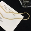 Fine Jewelry 14k yellow gold Iced out Chains Round Lab created Diamond  Clustered Bubble Shape Necklace 3
