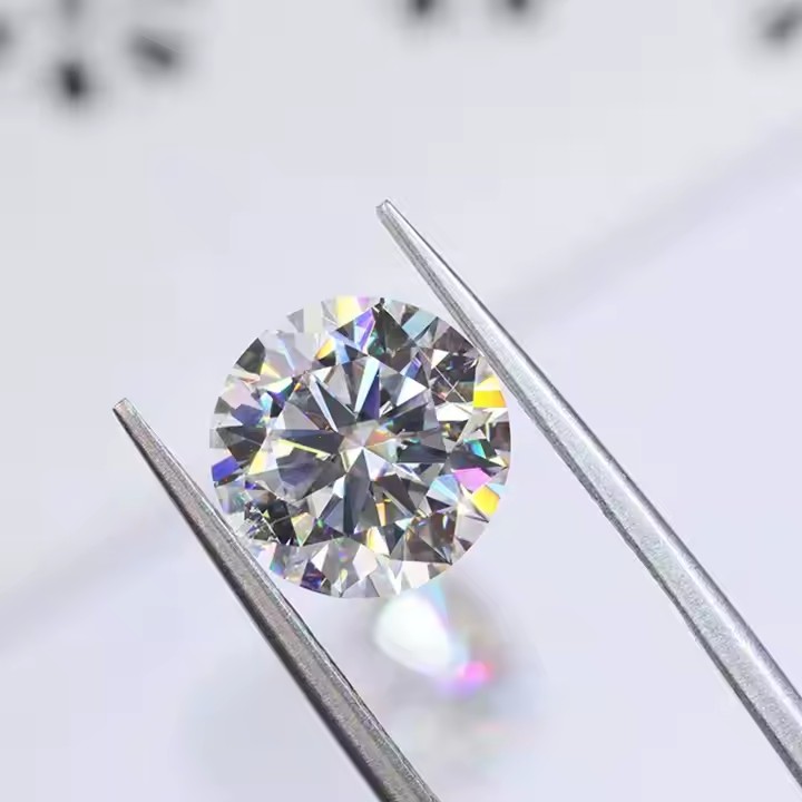 1ct Moissanite Loose Gra Certified Moissanite Stone Fancy Round Emerald Oval Radiant Cushion cut for Rings 2