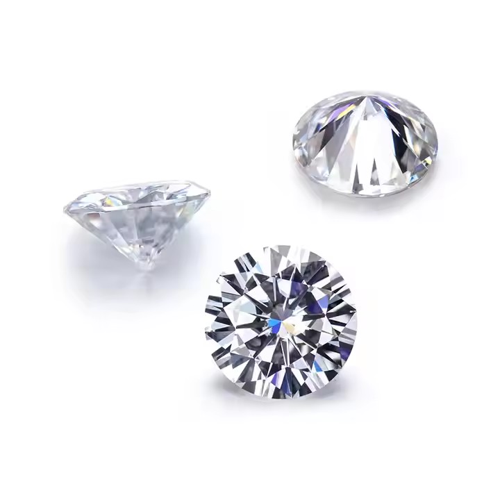Moissanite Stone Round Cut
