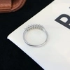 Men Women Hiphop Ice out Jewelry 18K Real Gold White Gold Plated Half Eternity Vvs Marquise Lab Diamond Rings 5