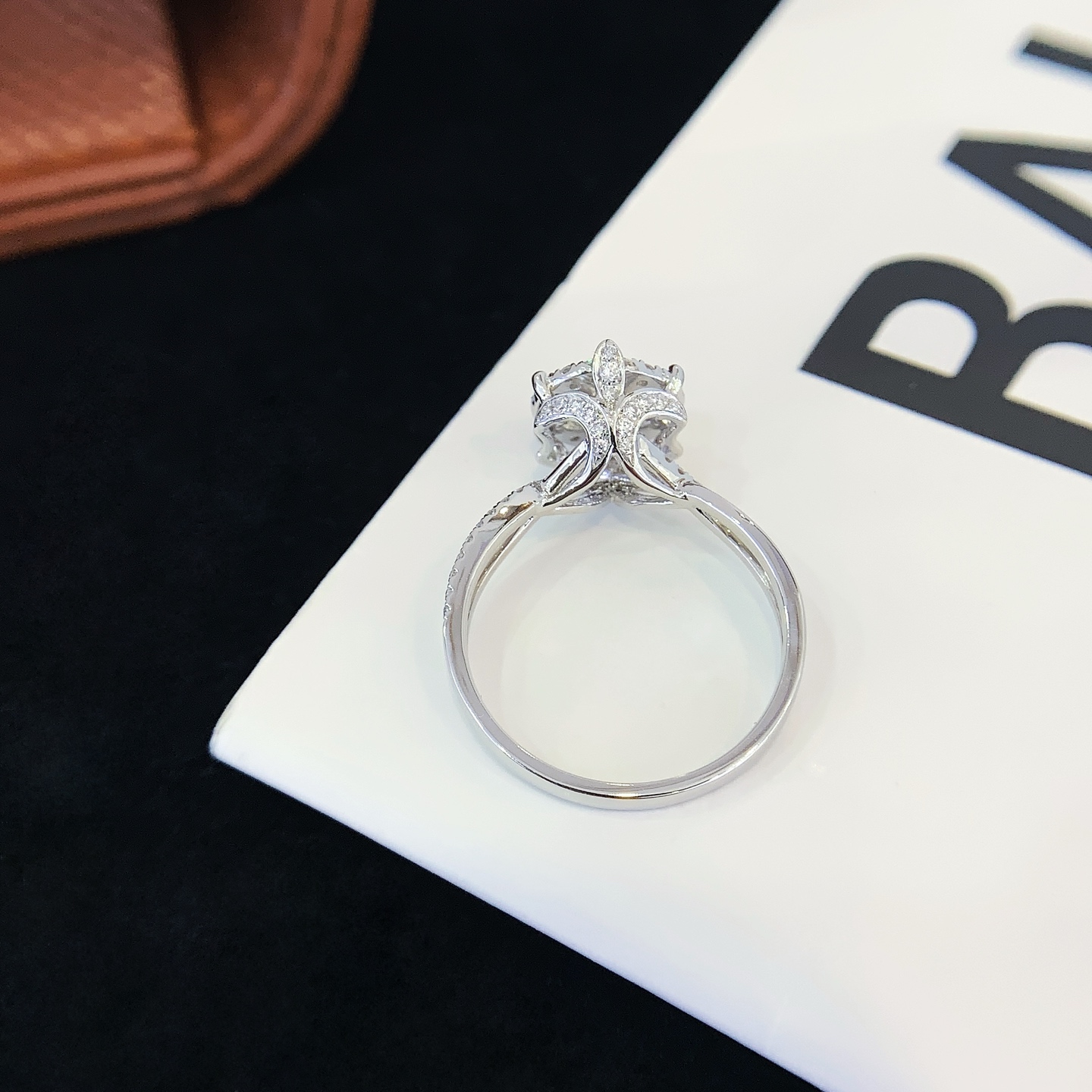 Fine Jewelry 14K 18K Gold Prong Set 0.838ct Lab Diamond Engagement Wedding Ring for Women 4