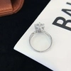 Fine Jewelry 14K 18K Gold Prong Set 0.838ct Lab Diamond Engagement Wedding Ring for Women 4