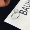 Fine Jewelry 14K 18K Gold Prong Set 0.838ct Lab Diamond Engagement Wedding Ring for Women 1