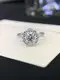 Lightweight Lab Diamond Halo Ring Fast Delivery 2