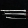 Wholesale 925 Sterling Silver Mossanite Tennis Chain 2-6mm VVS Diamond Moissanite Tennis Bracelet in Stock 4