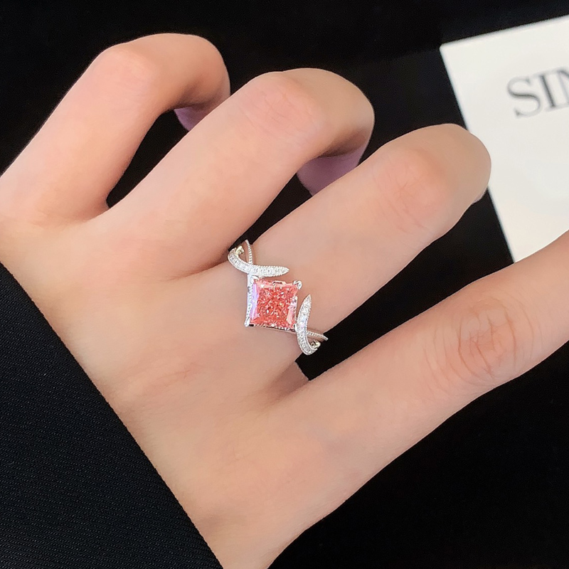 1.59ct Lab Diamond 18K trendy Engagement Ring