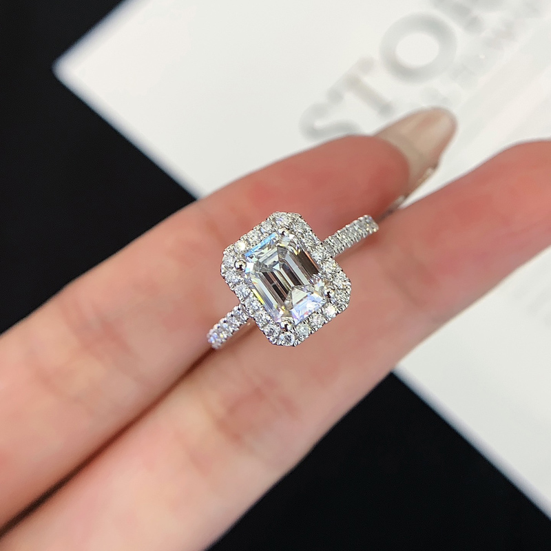 1.545ct Lab Diamond Vintage Engagement Ring