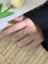 Wholesale Fashion Women's 18K Gold Fine Jewelry Twist Thin Emerald Cut Lab Diamond Ring Square Diamond Ring Women 6