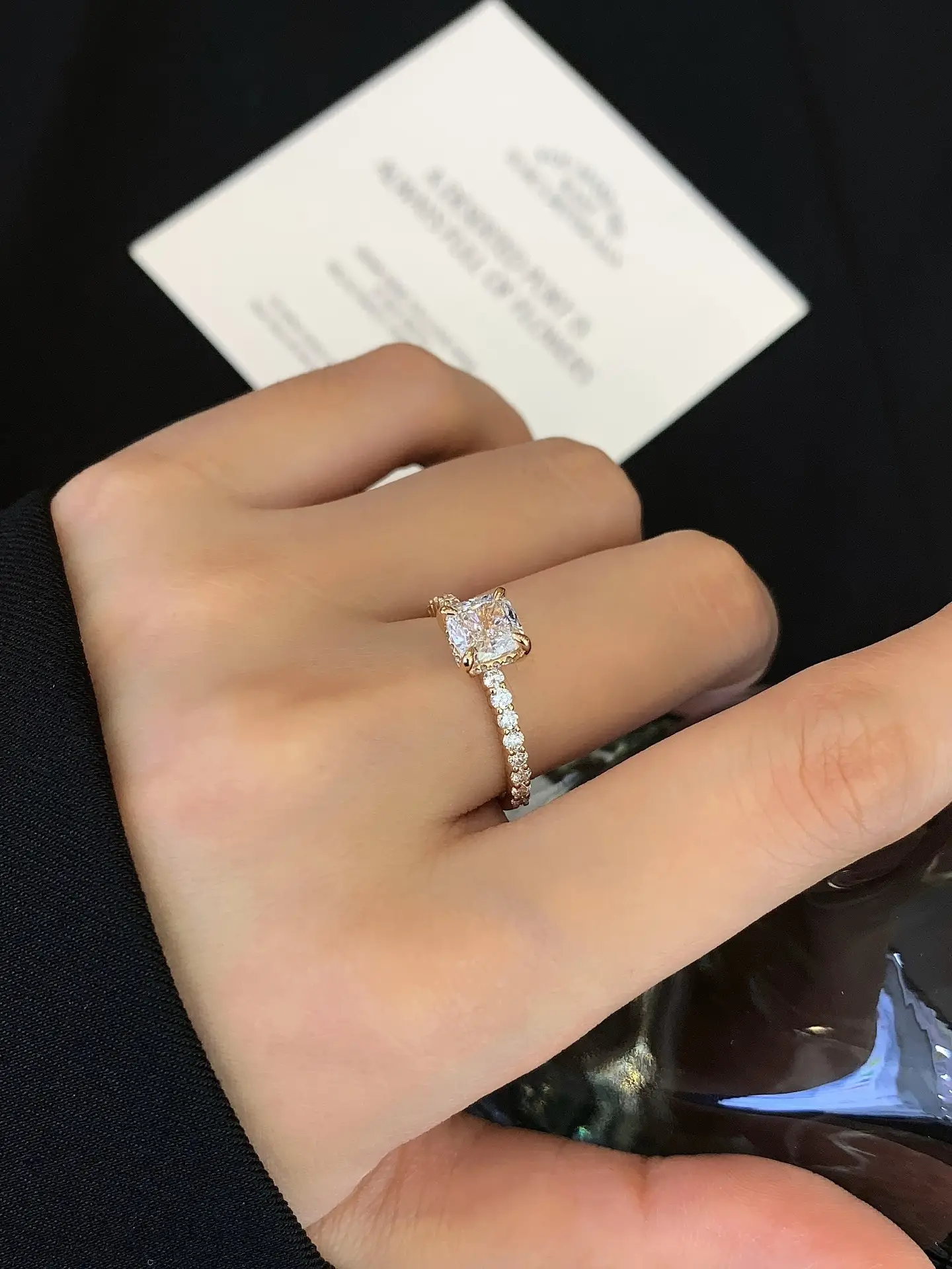 Engagement Ring Lab Grown Diamond Halo Ring at Sale Quality Assurance 5