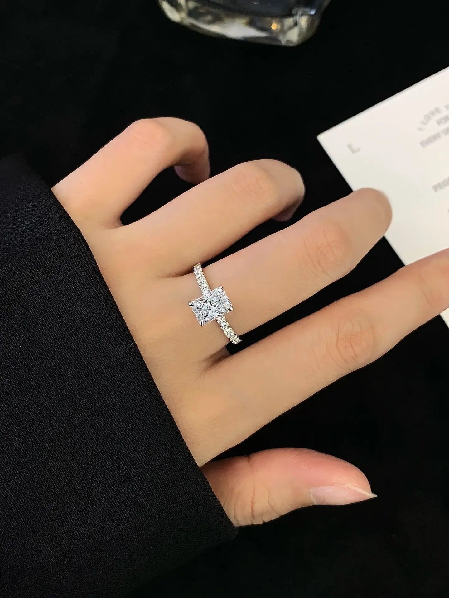Bespoke Lab Created Diamond Halo Ring Best Factory Price 6