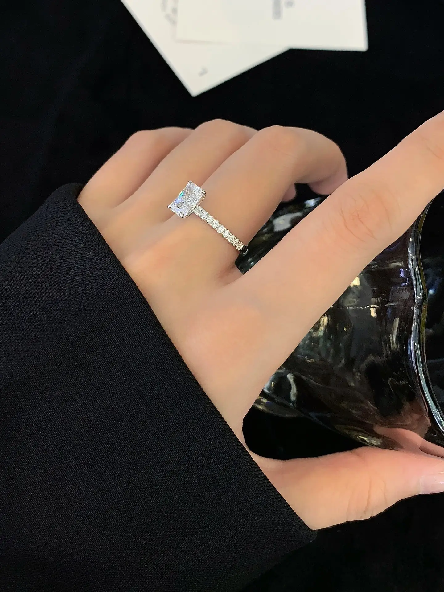 Bespoke Lab Created Diamond Halo Ring Best Factory Price 7