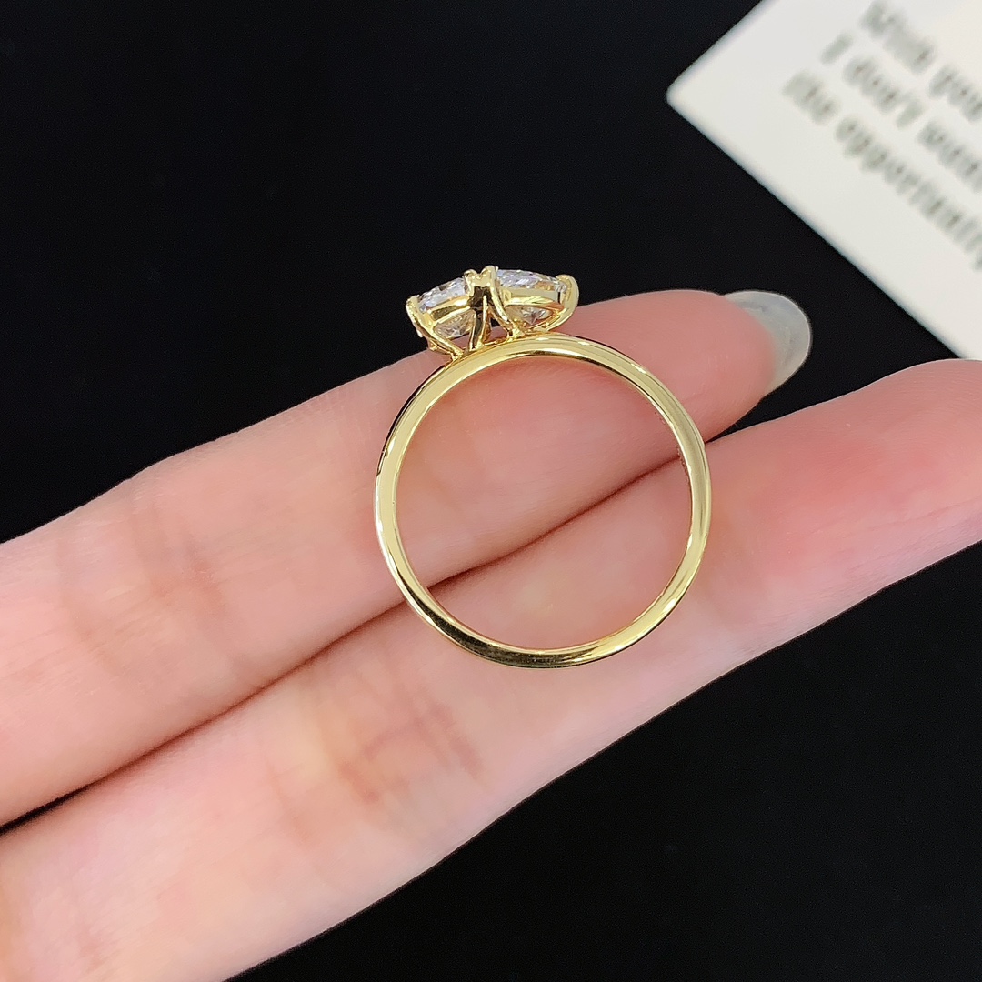 Solid 18K Yellow Gold 5 Prongs Setting VVS Lab Diamond Engagement Ring Fine Jewelry 1.62 CT Pear Lab Grown Diamond Ring 4