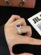 Comfortable Lab Gemstone Halo Ring Company 7